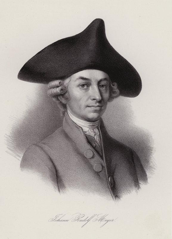 Johann Rudolf Meyer, Swiss silk ribbon manufacturer and philanthropist by Swiss School
