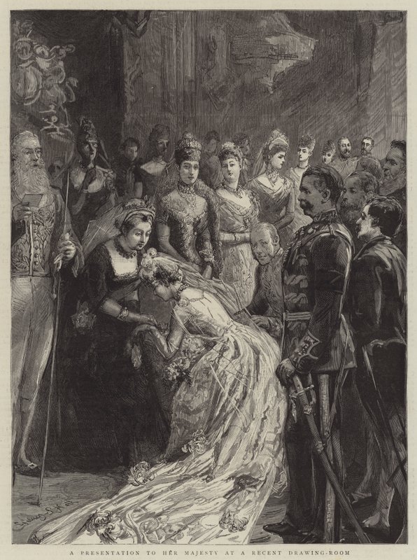 A Presentation to Her Majesty at a Recent Drawing-Room by Sydney Prior Hall
