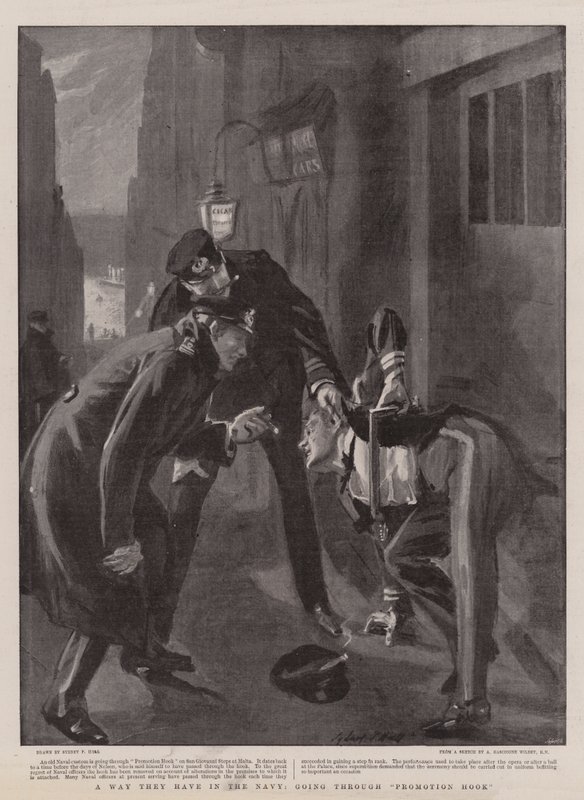 A Way they have in the Navy, going through Promotion Hook by Sydney Prior Hall