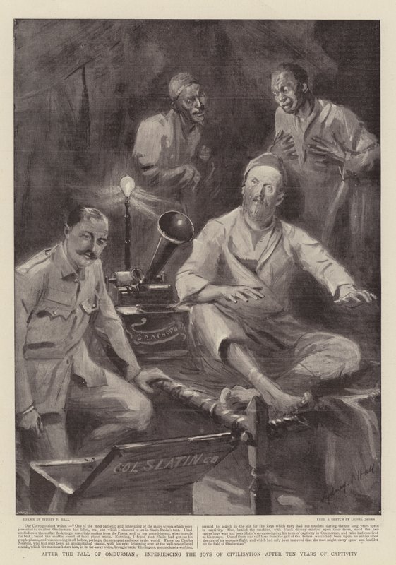 After the Fall of Omdurman, Experiencing the Joys of Civilisation after Ten Years of Captivity by Sydney Prior Hall
