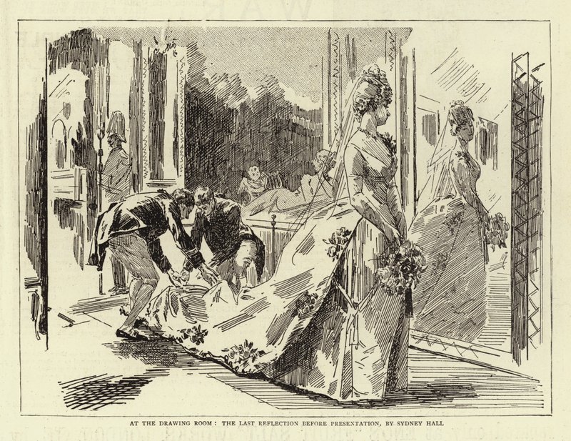 At the Drawing Room, the Last Reflection before Presentation by Sydney Prior Hall