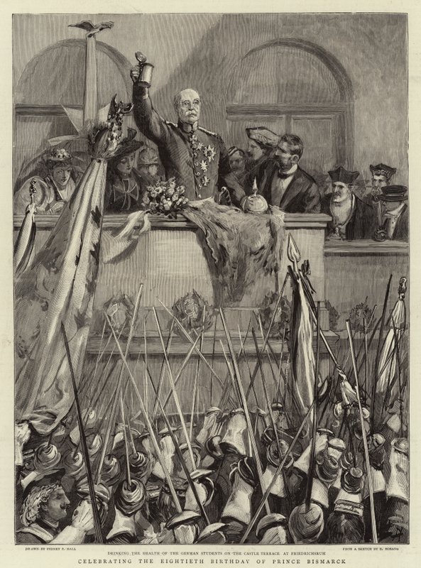 Celebrating the Eightieth Birthday of Prince Bismarck by Sydney Prior Hall