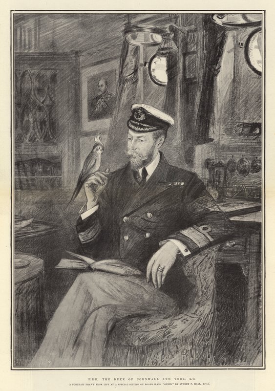 The Duke of Cornwall and York by Sydney Prior Hall