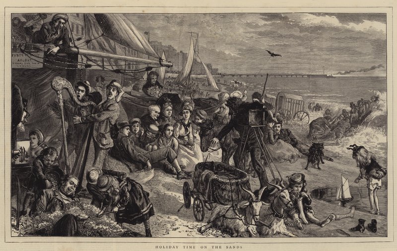 Holiday Time on the Sands by Sydney Prior Hall