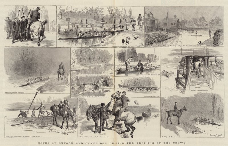 Notes at Oxford and Cambridge During the Training of the Crews by Sydney Prior Hall