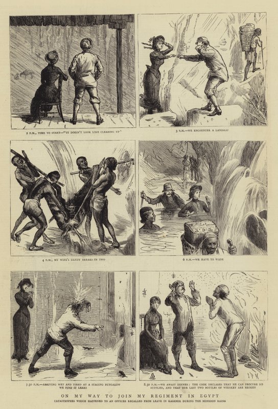 On My Way to Join My Regiment in Egypt by Sydney Prior Hall