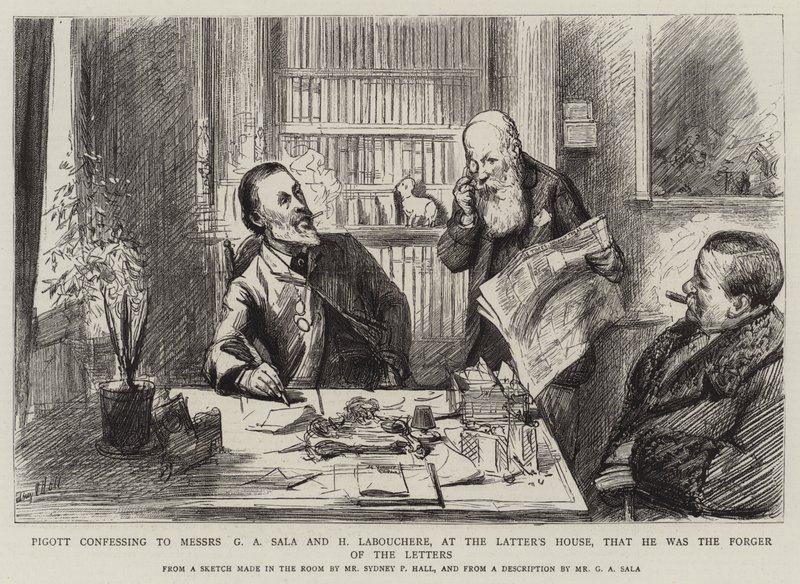 Pigott Confessing to Messers G A Sala and H Labouchere, at the Latter