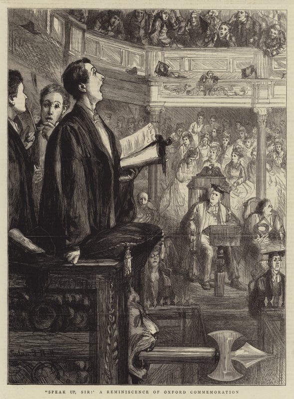 Speak up, Sir! A Reminiscence of Oxford Commemoration by Sydney Prior Hall