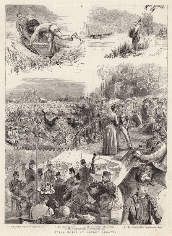 Stray Notes at Henley Regatta by Sydney Prior Hall