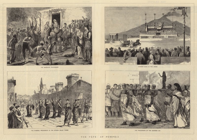 The Fetes at Pompeii by Sydney Prior Hall
