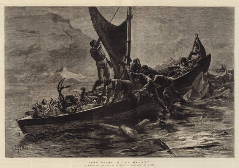 The First Time in the Market by Sydney Prior Hall