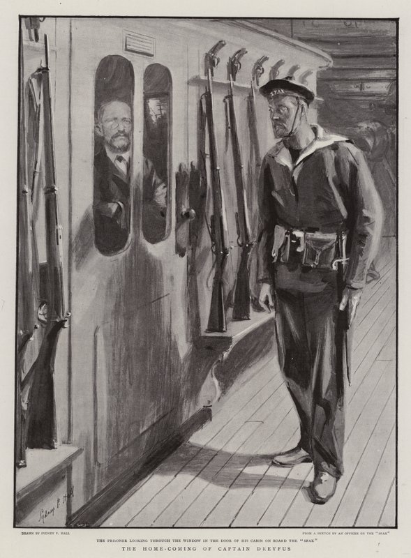 The Home-Coming of Captain Dreyfus by Sydney Prior Hall