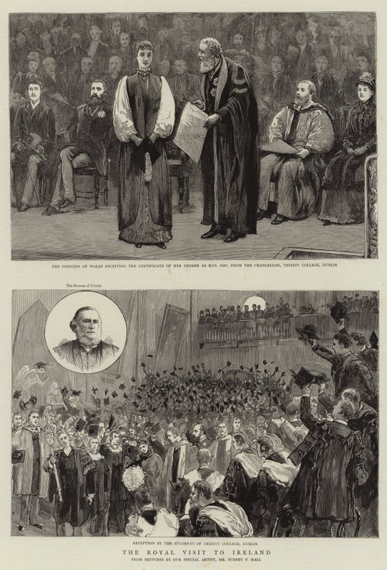 The Royal Visit to Ireland by Sydney Prior Hall