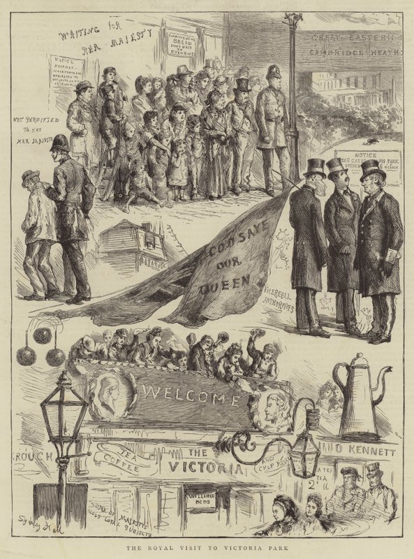 The Royal Visit to Victoria Park by Sydney Prior Hall