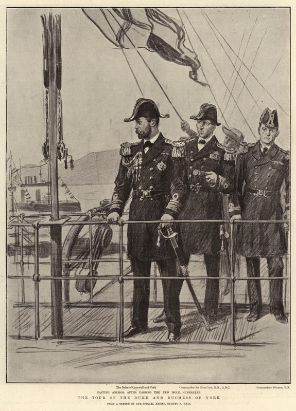 The Tour of the Duke and Duchess of York by Sydney Prior Hall