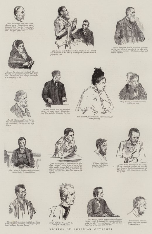 Victims of Agrarian Outrages by Sydney Prior Hall