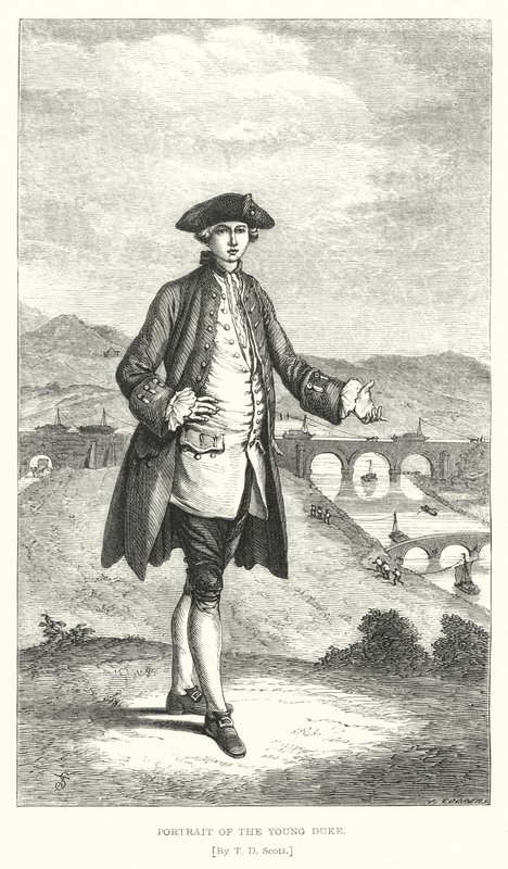Portrait of the Young Duke by T. D. (after) Scott