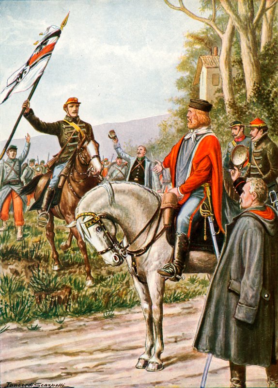 Garibaldi at Dijon by Tancredi Scarpelli