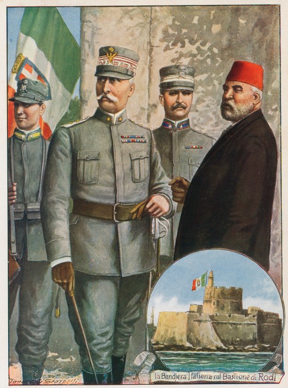 General Giovanni Ameglio, the conqueror of Rhodes by Tancredi Scarpelli