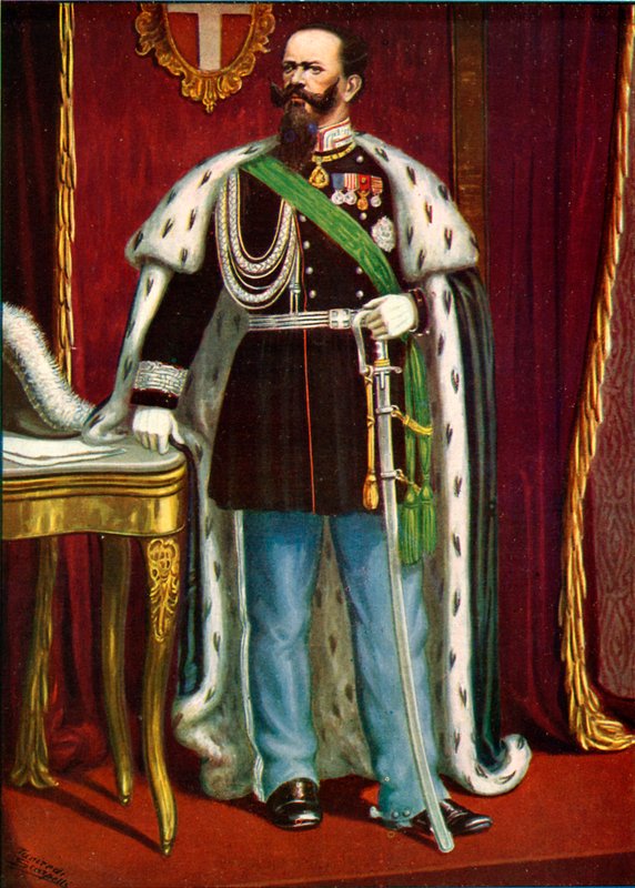 Victor Emanuel II, first king of Italy by Tancredi Scarpelli