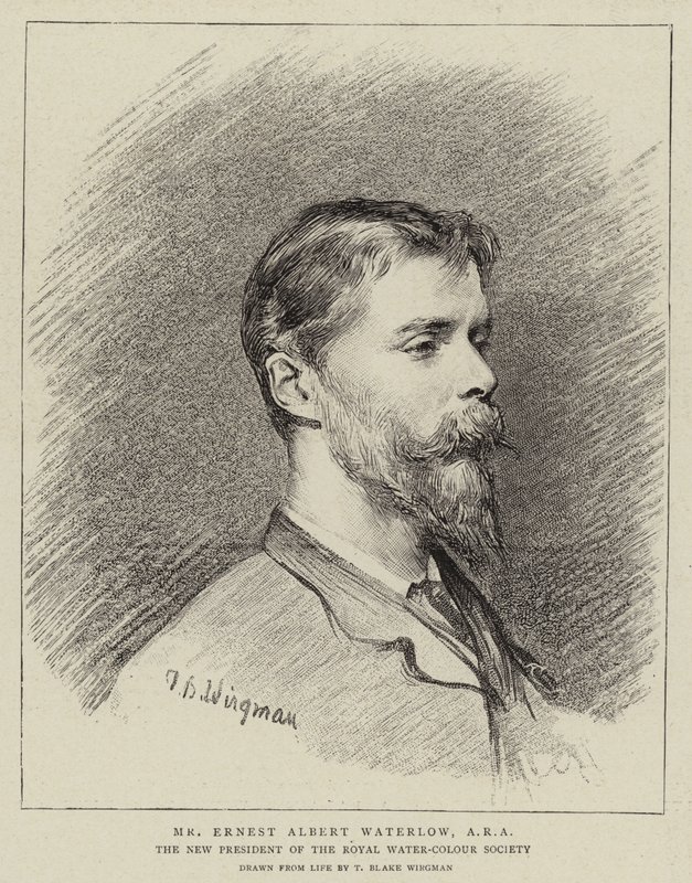 Mr Ernest Albert Waterlow, ARA by Theodore Blake Wirgman