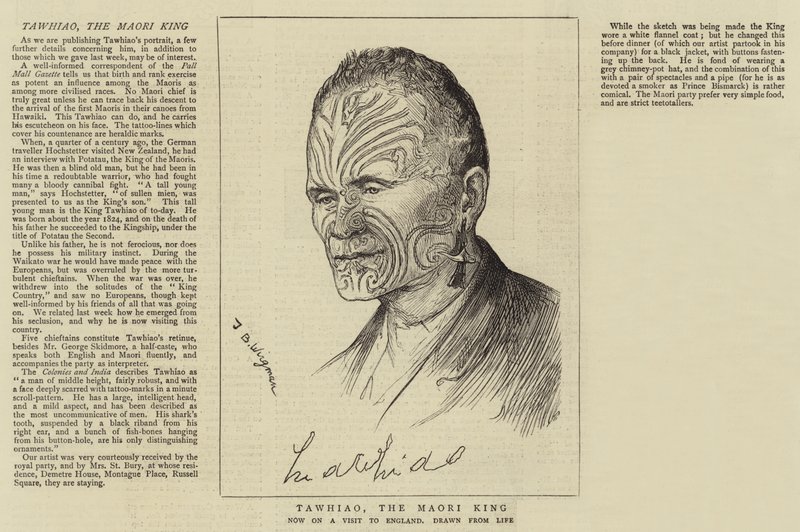Tawhiao, the Maori King by Theodore Blake Wirgman