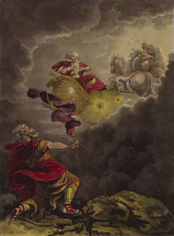 Elijah Taken Up to Heaven by Theodore (after) Lane