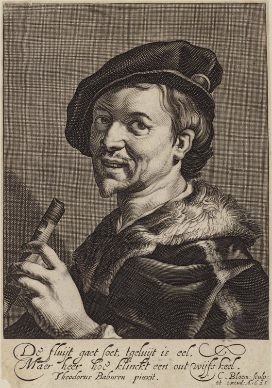 Portrait of Cornelis Bloemaert by Theodore van Baburen