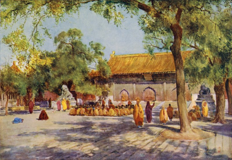 Peking, the Lama Temple by Thomas Hodgson Liddell