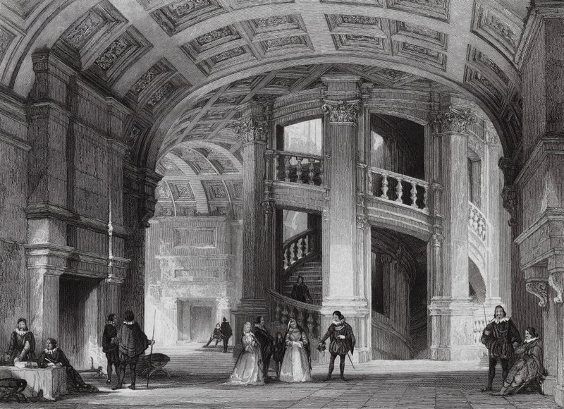 Chateau de Chambord, near Blois by Thomas (after) Allom
