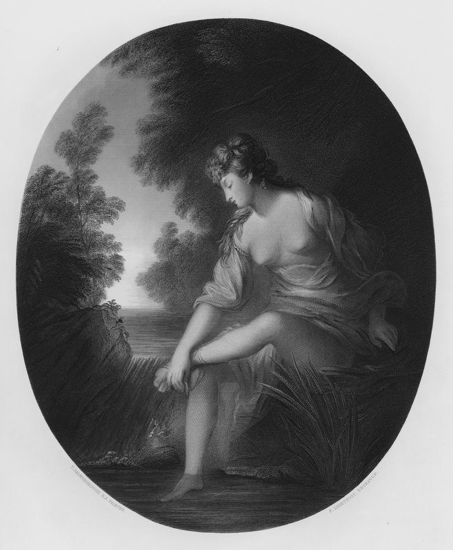 Musidora, from the picture in the Vernon Gallery by Thomas (after) Gainsborough