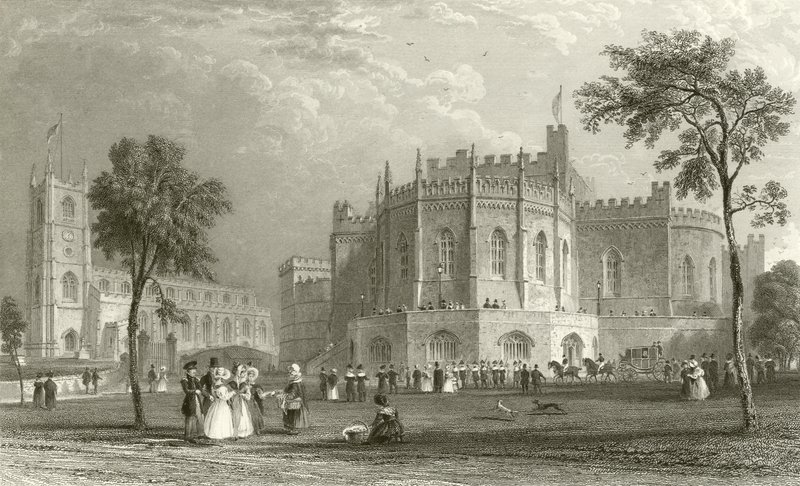 Lancaster Castle by Thomas Allom