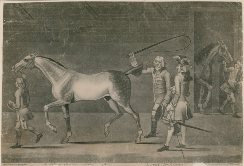A Horse Courser Selling a Nag - Caveat Emptor by Thomas Burford