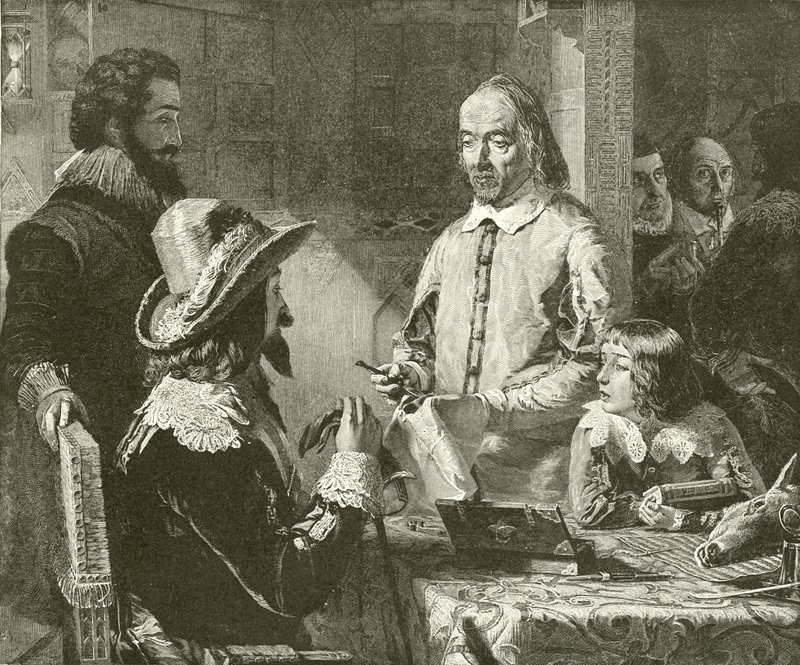 Harvey Demonstrating the Circulation of the Blood by Thomas Buttersworth