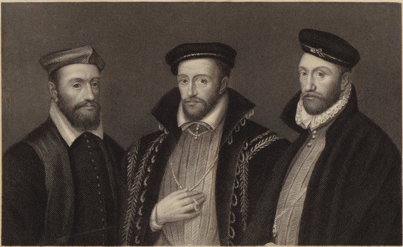 Cardinal de Chatillon, Admiral Coligni and d
