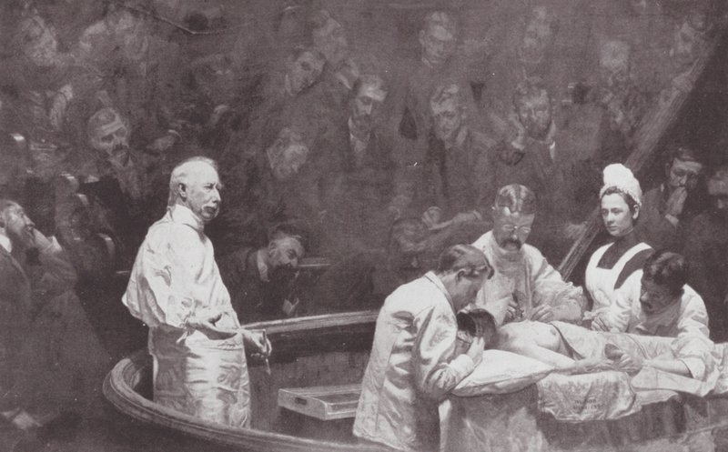 Philadelphia: Dr. D. Hayes Agnew, at the Close of a Clinic by Thomas Cowperthwait (after) Eakins