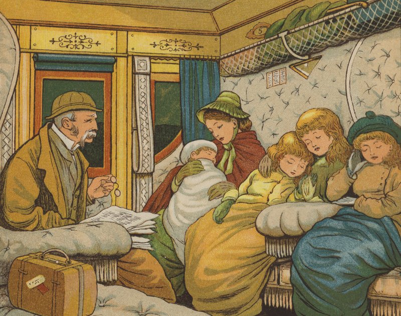 The night journey to Calais by Thomas Crane