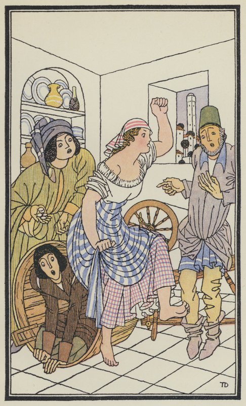 Illustration for The Decameron of Boccaccio by Thomas Derrick