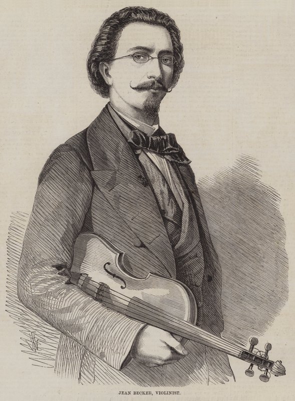 Jean Becker, Violinist by Thomas Harrington Wilson