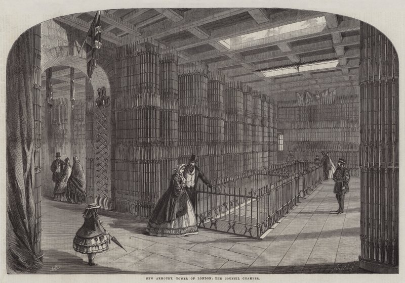 New Armoury, Tower of London, the Council Chamber by Thomas Harrington Wilson