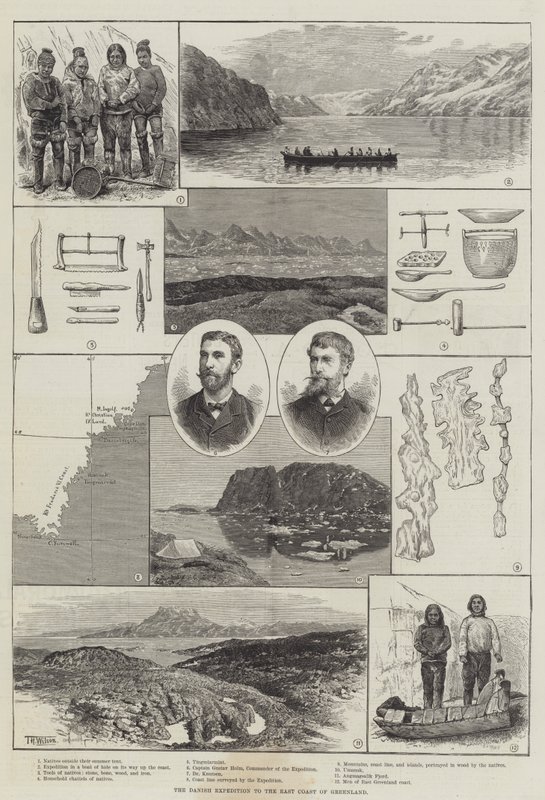 The Danish Expedition to the East Coast of Greenland by Thomas Harrington Wilson