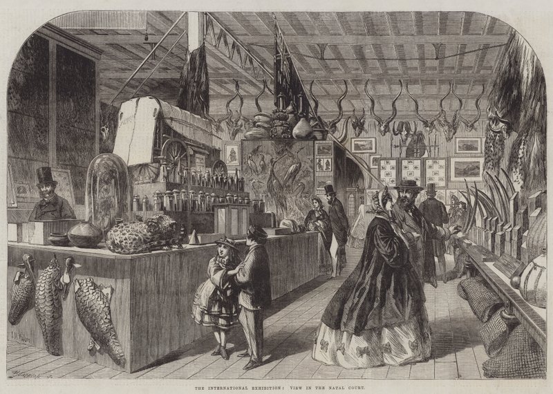 The International Exhibition, View in the Natal Court by Thomas Harrington Wilson