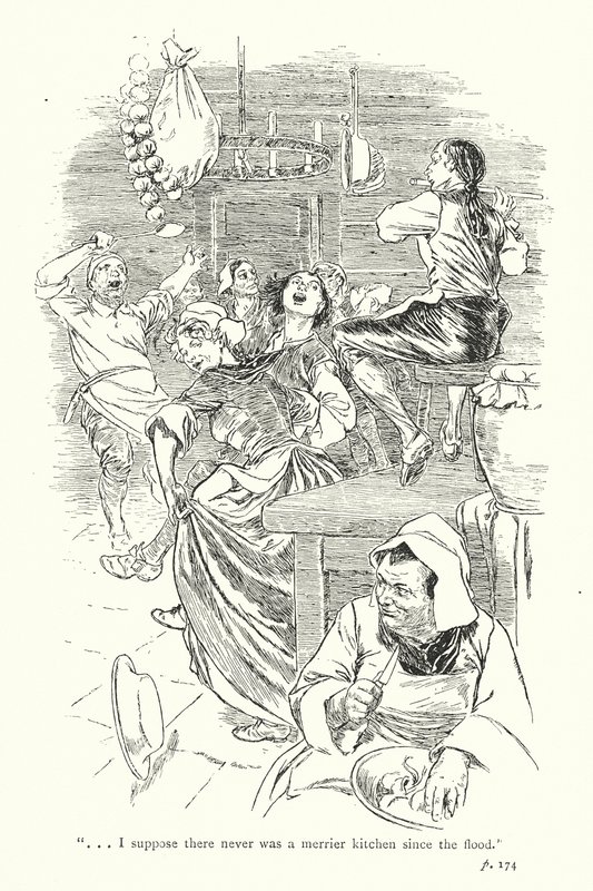 Illustration for A Sentimental Journey by Laurence Sterne by Thomas Heath Robinson