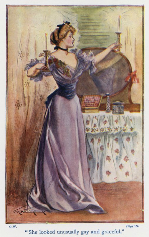 Illustration for Good Wives by Louisa M Alcott by Thomas Heath Robinson