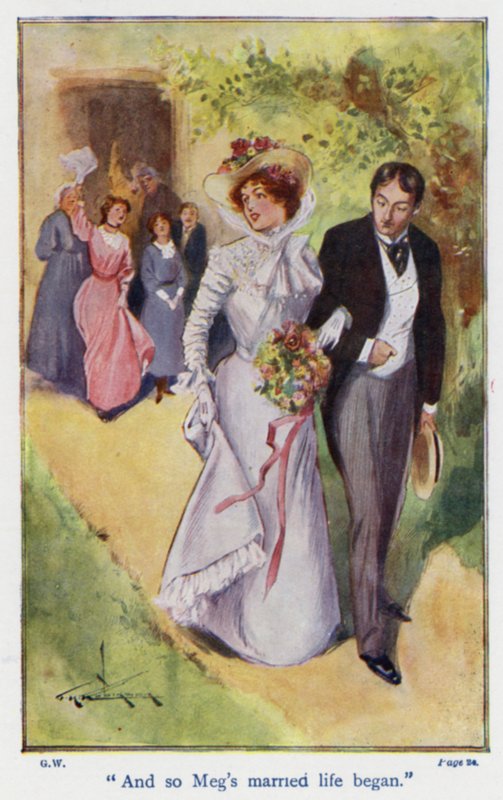 Illustration for Good Wives by Louisa M Alcott by Thomas Heath Robinson
