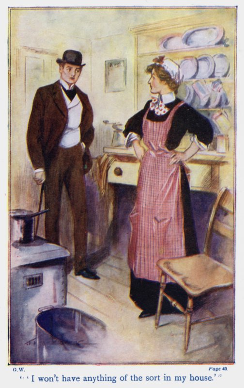 Illustration for Good Wives by Louisa M Alcott by Thomas Heath Robinson