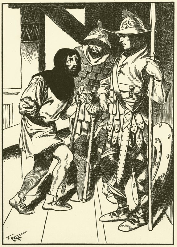 The Charcoal Burner at the Palace by Thomas Heath Robinson