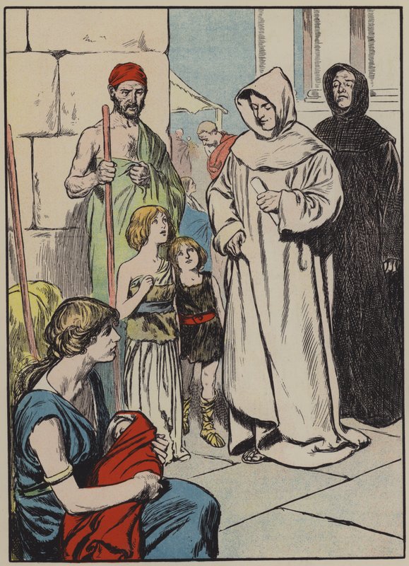 The English Prisoners at Rome by Thomas Heath Robinson