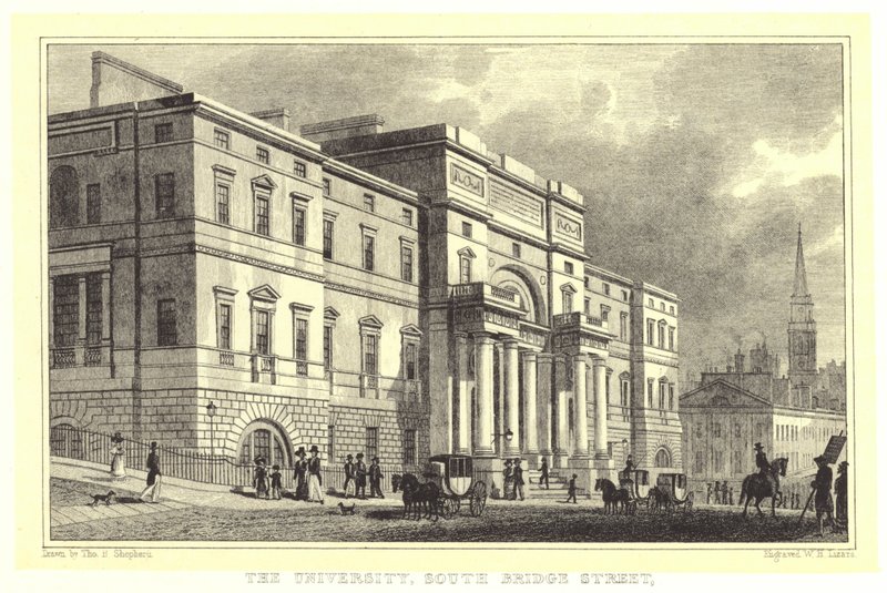The University, South Bridge Street by Thomas Hosmer (after) Shepherd