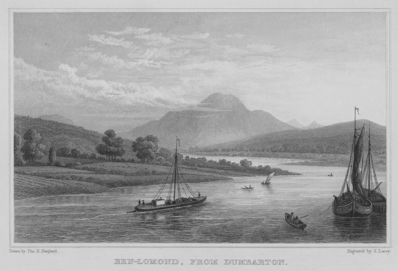 Ben-Lomond, from Dumbarton by Thomas Hosmer Shepherd
